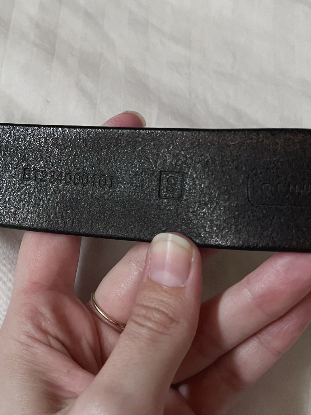 Vintage Fossil Brown Leather Belt | Engraved Floral Buckle | Women’s Small - Picture 8 of 13